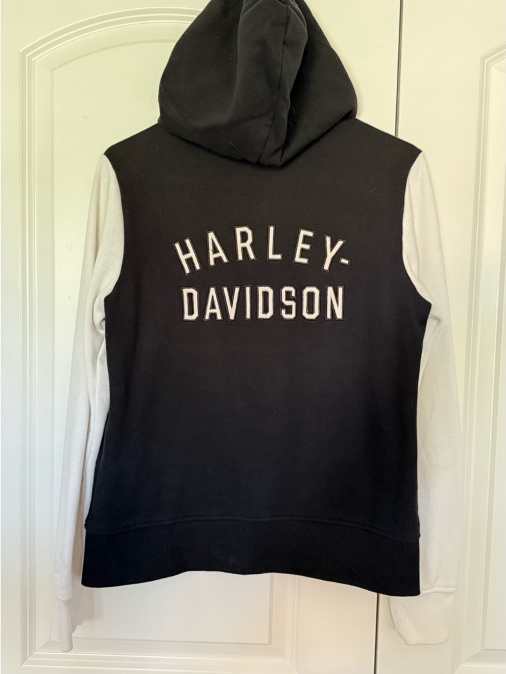 WOMEN'S SPECIAL COLORBLOCK RACER FONT HOODIE - COLORBLOCKED - BLACK BEAUTY - Picture 7 of 7